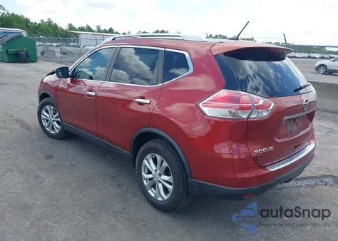 2015 Nissan Rogue Sv from USA, damaged, VIN KNMAT2MT5FP563489